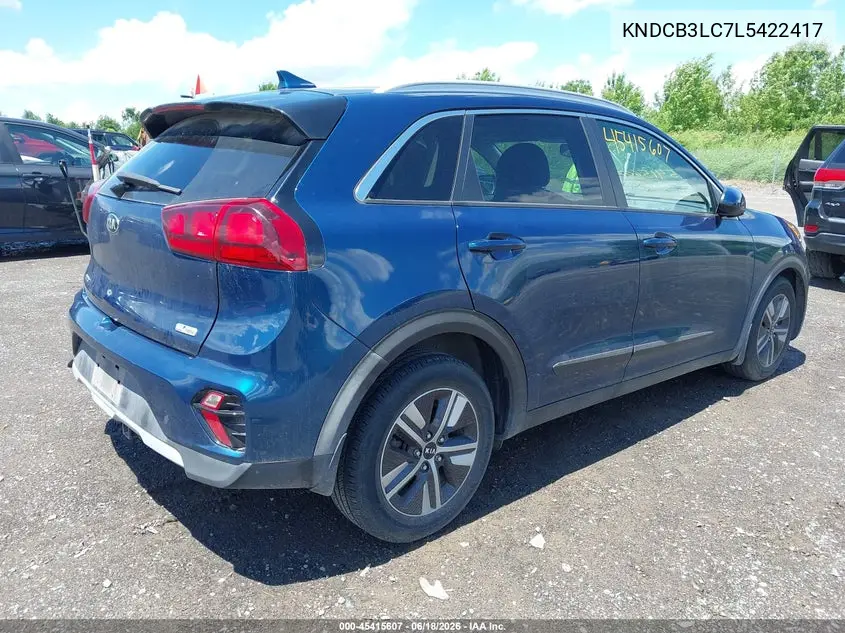 2020 Kia Niro Lxs VIN: KNDCB3LC7L5422417 Lot: 45415607