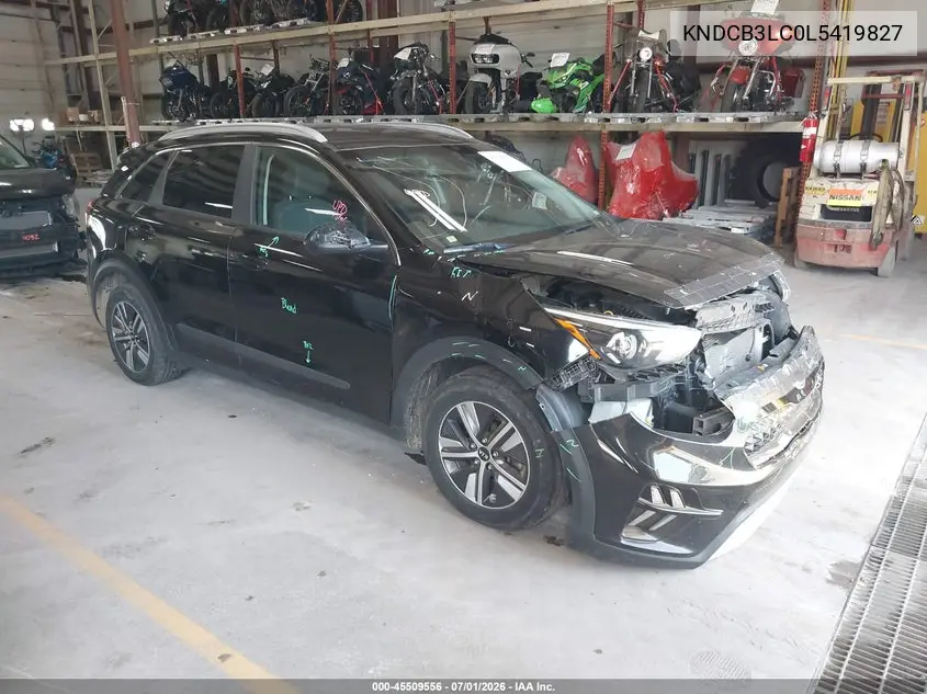 2020 Kia Niro Lxs VIN: KNDCB3LC0L5419827 Lot: 45509556