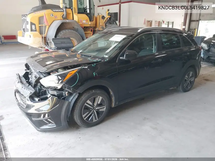 2020 Kia Niro Lxs VIN: KNDCB3LC0L5419827 Lot: 45509556