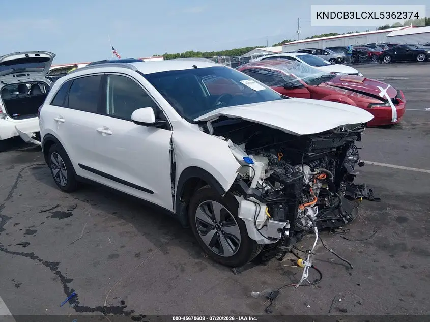 2020 Kia Niro Lx VIN: KNDCB3LCXL5362374 Lot: 45670608