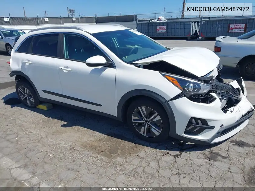 2021 Kia Niro Lxs VIN: KNDCB3LC6M5487972 Lot: 45492176