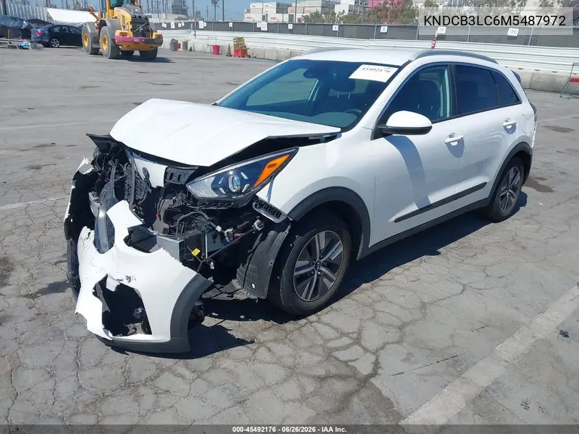 2021 Kia Niro Lxs VIN: KNDCB3LC6M5487972 Lot: 45492176