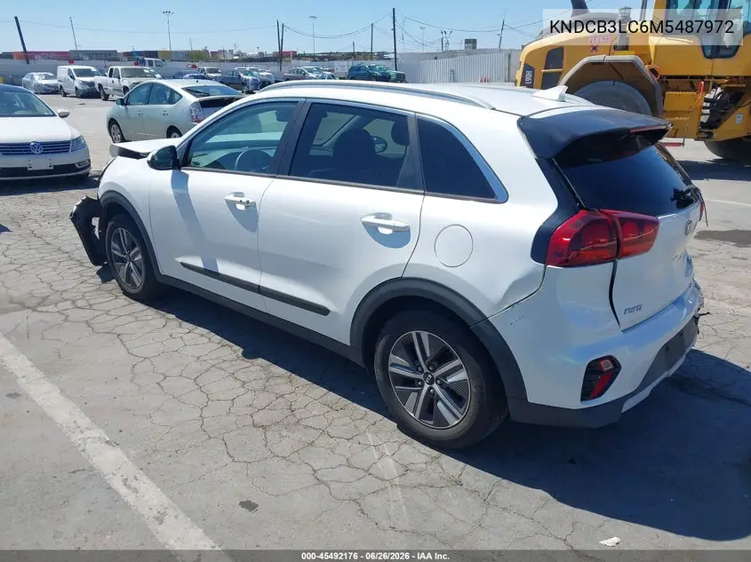 2021 Kia Niro Lxs VIN: KNDCB3LC6M5487972 Lot: 45492176