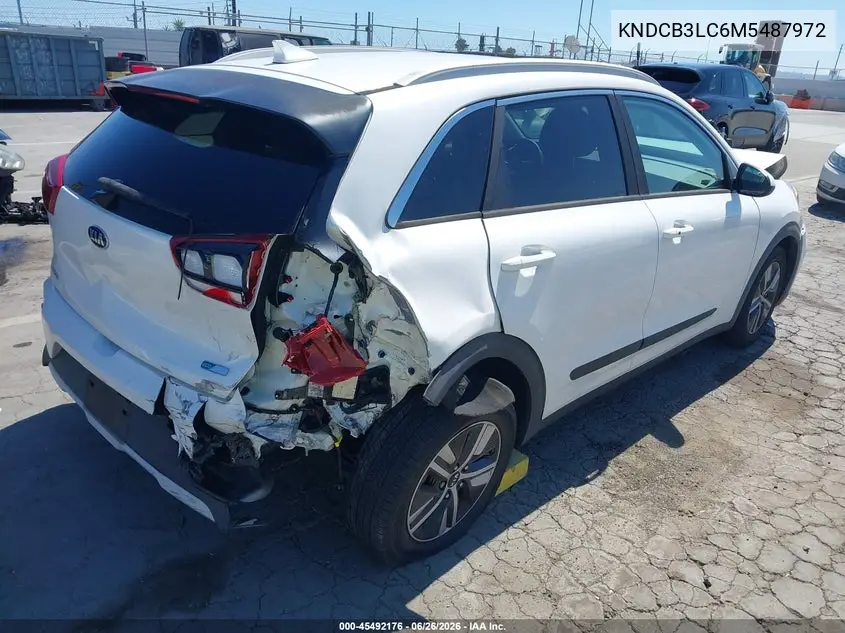 2021 Kia Niro Lxs VIN: KNDCB3LC6M5487972 Lot: 45492176