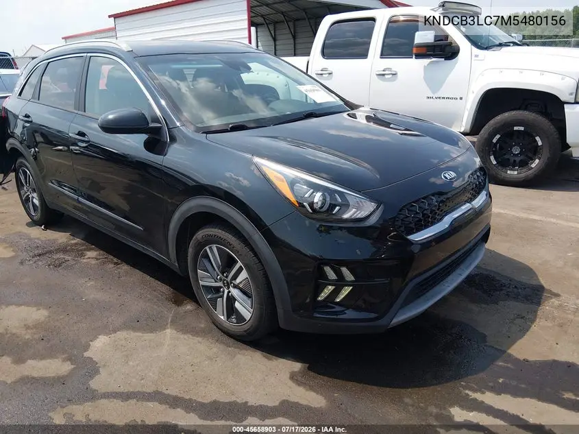 2021 Kia Niro Lxs VIN: KNDCB3LC7M5480156 Lot: 45658903