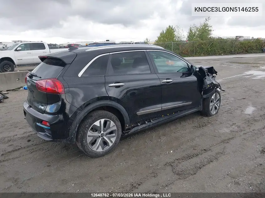 2022 Kia Niro Ex Premium VIN: KNDCE3LG0N5146255 Lot: 12648762
