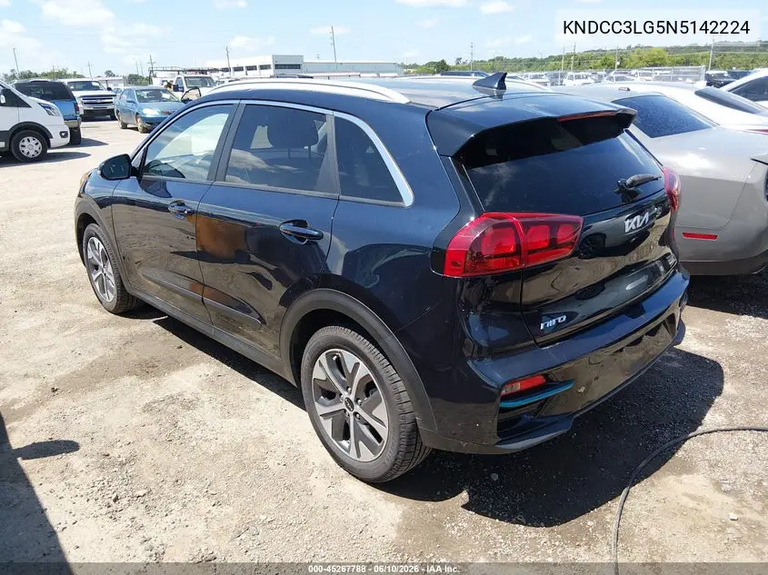 2022 Kia Niro Ev Ex VIN: KNDCC3LG5N5142224 Lot: 45267788