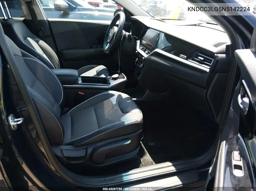 2022 Kia Niro Ev Ex VIN: KNDCC3LG5N5142224 Lot: 45267788