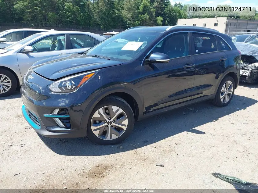 2022 Kia Niro Ev Ex VIN: KNDCC3LG3N5124711 Lot: 45382718