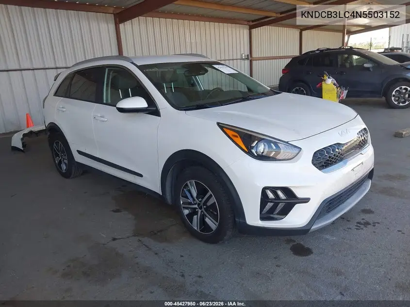 2022 Kia Niro Lxs VIN: KNDCB3LC4N5503152 Lot: 45427950