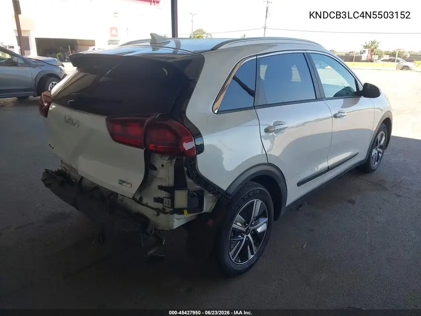 2022 Kia Niro Lxs VIN: KNDCB3LC4N5503152 Lot: 45427950