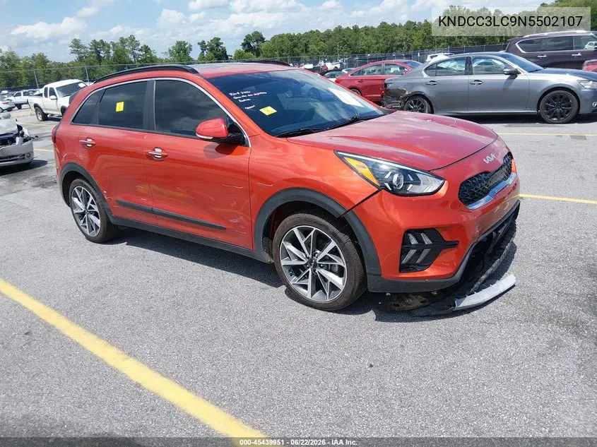 2022 Kia Niro Touring Se VIN: KNDCC3LC9N5502107 Lot: 45439951