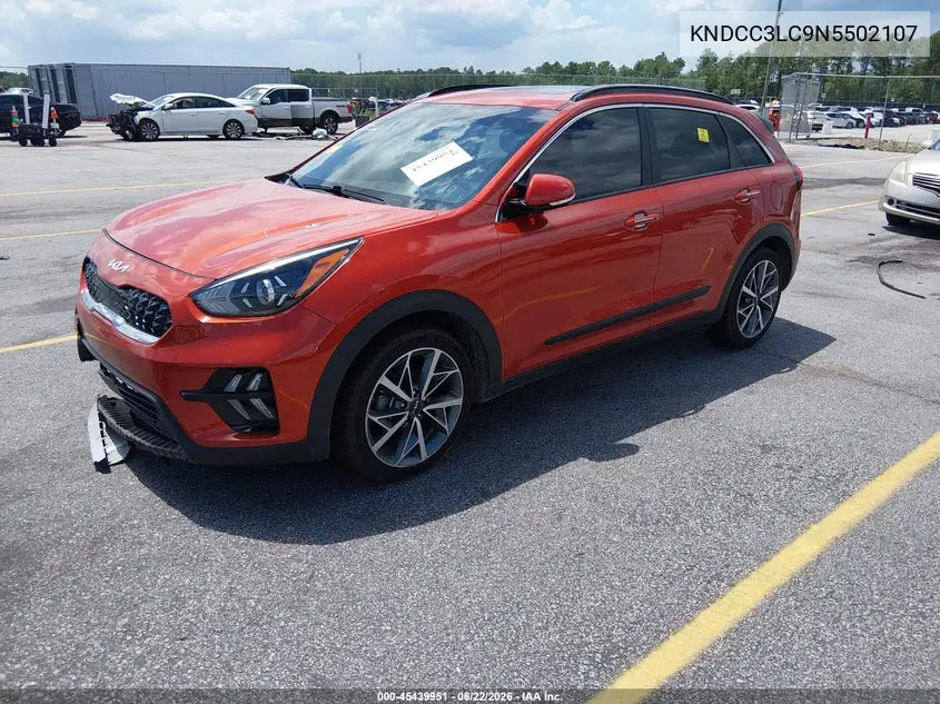 2022 Kia Niro Touring Se VIN: KNDCC3LC9N5502107 Lot: 45439951