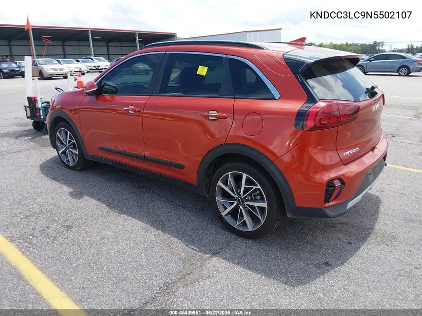 2022 Kia Niro Touring Se VIN: KNDCC3LC9N5502107 Lot: 45439951