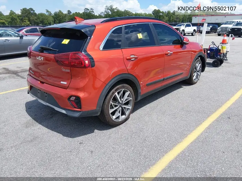 2022 Kia Niro Touring Se VIN: KNDCC3LC9N5502107 Lot: 45439951