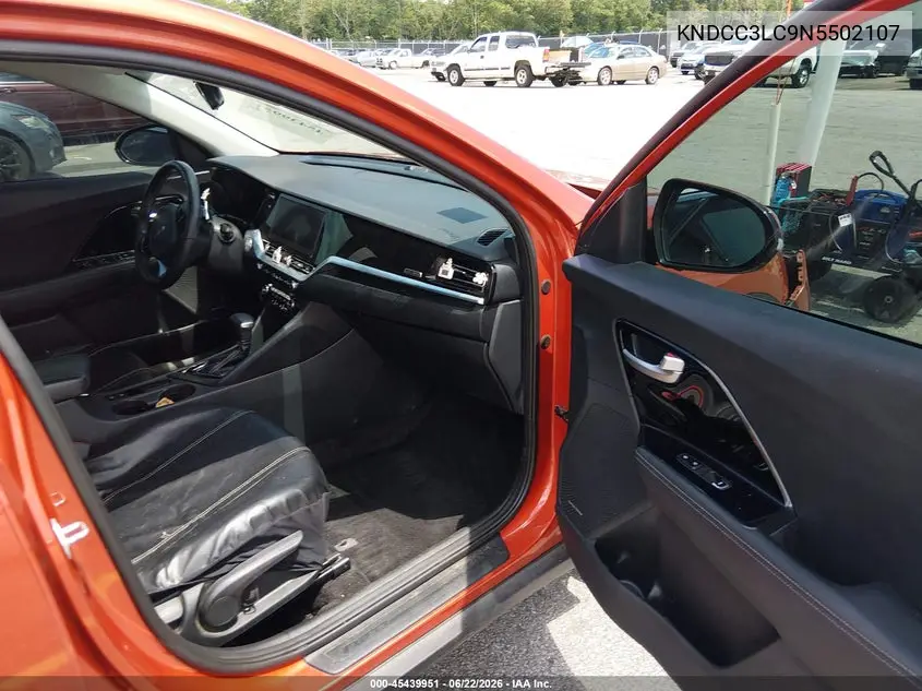 2022 Kia Niro Touring Se VIN: KNDCC3LC9N5502107 Lot: 45439951