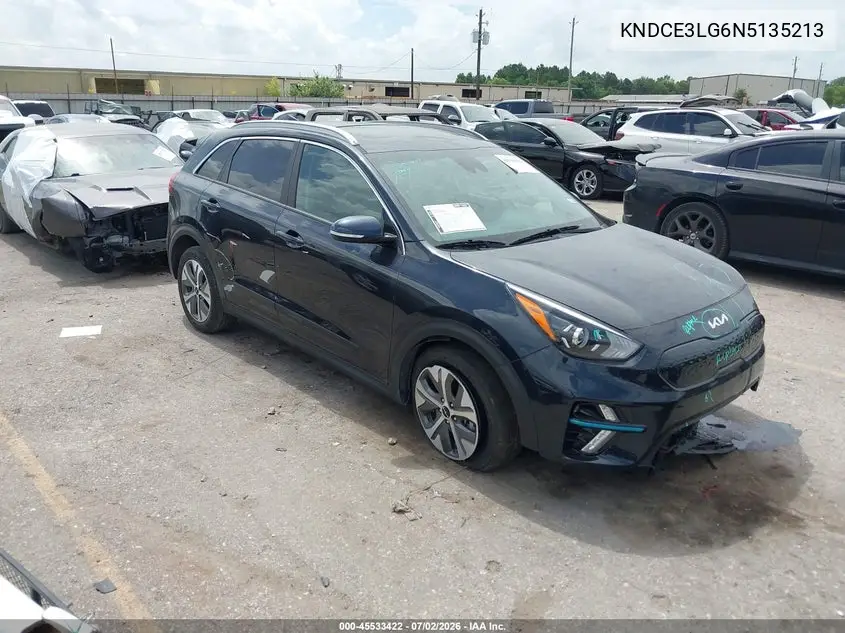 2022 Kia Niro Ev Ex Premium VIN: KNDCE3LG6N5135213 Lot: 45533422