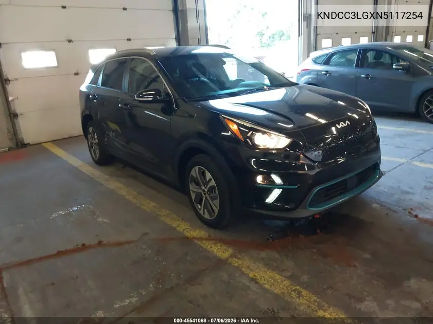 2022 Kia Niro Ev Ex VIN: KNDCC3LGXN5117254 Lot: 45541068