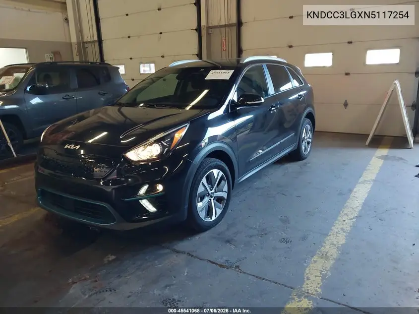 2022 Kia Niro Ev Ex VIN: KNDCC3LGXN5117254 Lot: 45541068