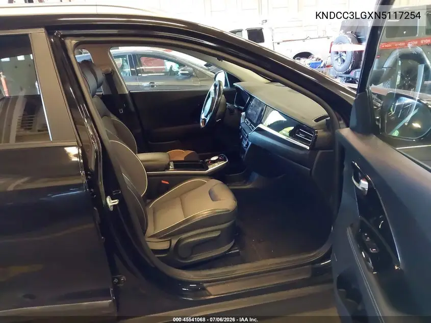 2022 Kia Niro Ev Ex VIN: KNDCC3LGXN5117254 Lot: 45541068