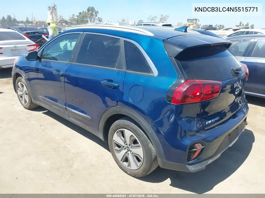 2022 Kia Niro Lx VIN: KNDCB3LC4N5515771 Lot: 45568351
