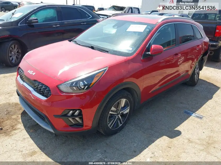 2022 Kia Niro Lxs Se VIN: KNDCB3LC3N5541536 Lot: 45585875