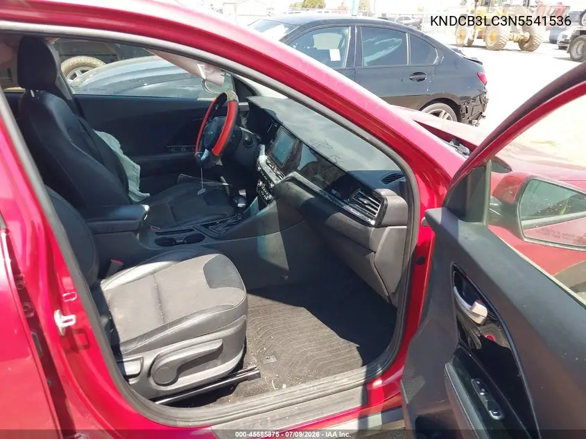 2022 Kia Niro Lxs Se VIN: KNDCB3LC3N5541536 Lot: 45585875