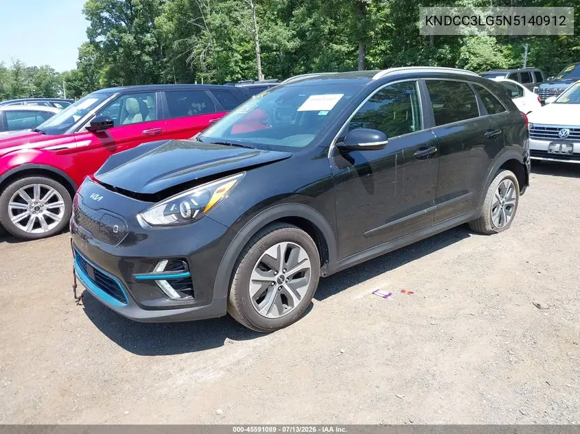 2022 Kia Niro Ev Ex VIN: KNDCC3LG5N5140912 Lot: 45591089