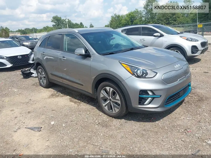 2022 Kia Niro Ev Ex VIN: KNDCC3LGXN5158807 Lot: 45610366