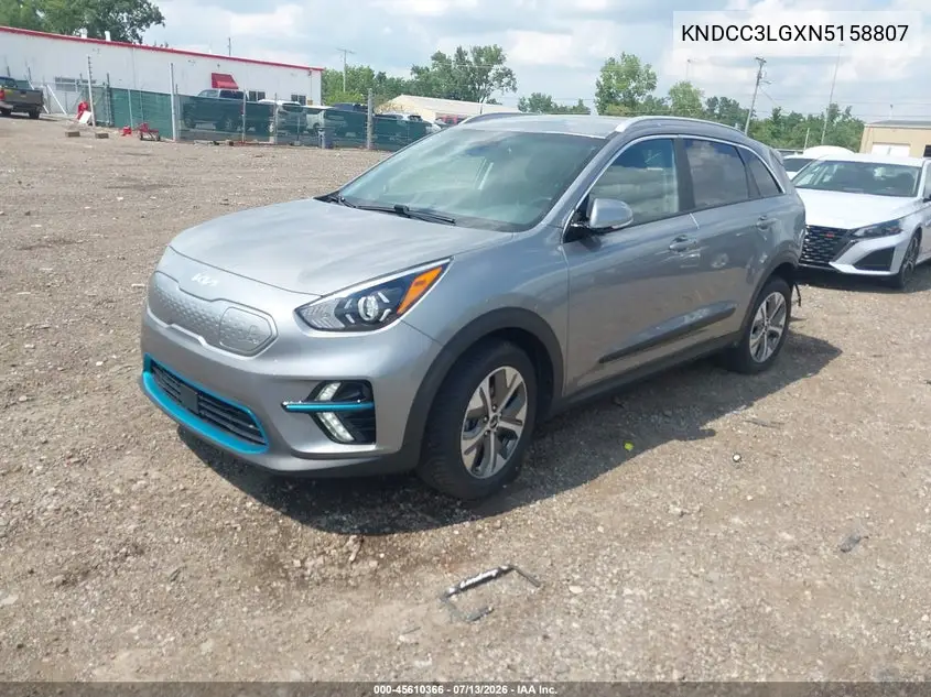 2022 Kia Niro Ev Ex VIN: KNDCC3LGXN5158807 Lot: 45610366
