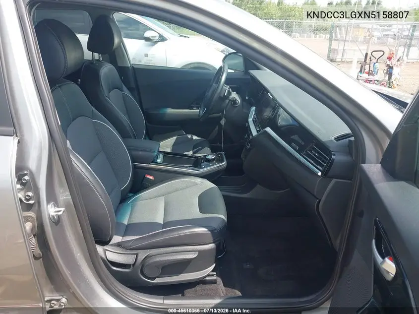 2022 Kia Niro Ev Ex VIN: KNDCC3LGXN5158807 Lot: 45610366