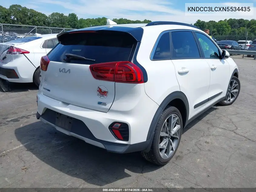 2022 Kia Niro Touring Se VIN: KNDCC3LCXN5534435 Lot: 45624381