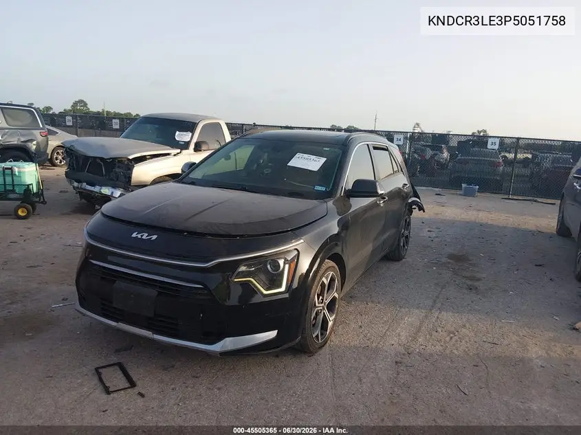 2023 Kia Niro Ex Touring VIN: KNDCR3LE3P5051758 Lot: 45505365