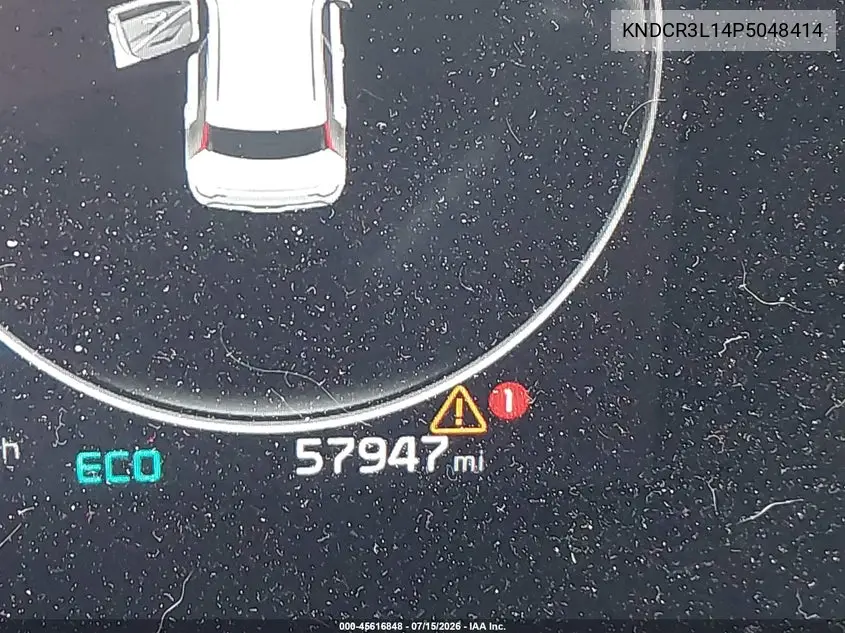 2023 Kia Niro Ev Wind VIN: KNDCR3L14P5048414 Lot: 45616848
