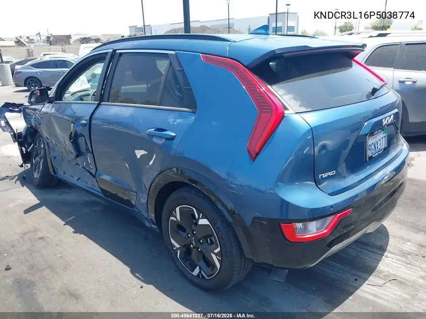 2023 Kia Niro Ev Wind VIN: KNDCR3L16P5038774 Lot: 45641027