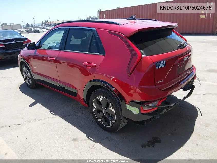2023 Kia Niro Ev Wind VIN: KNDCR3L10P5024675 Lot: 45650372