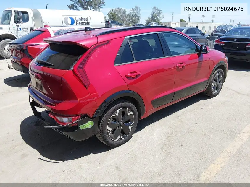 2023 Kia Niro Ev Wind VIN: KNDCR3L10P5024675 Lot: 45650372