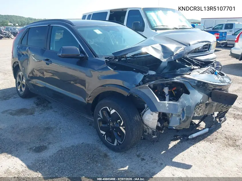 2024 Kia Niro Ev Wind VIN: KNDCR3L13R5107701 Lot: 45503498