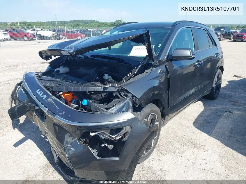 2024 Kia Niro Ev Wind VIN: KNDCR3L13R5107701 Lot: 45503498
