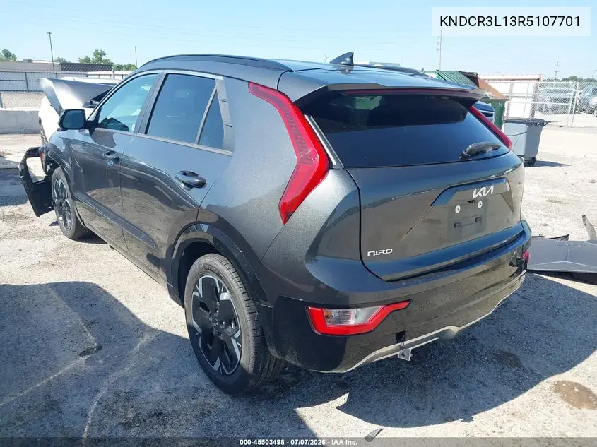 2024 Kia Niro Ev Wind VIN: KNDCR3L13R5107701 Lot: 45503498