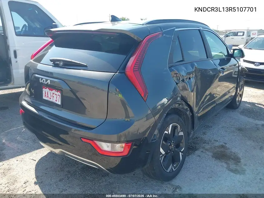 2024 Kia Niro Ev Wind VIN: KNDCR3L13R5107701 Lot: 45503498