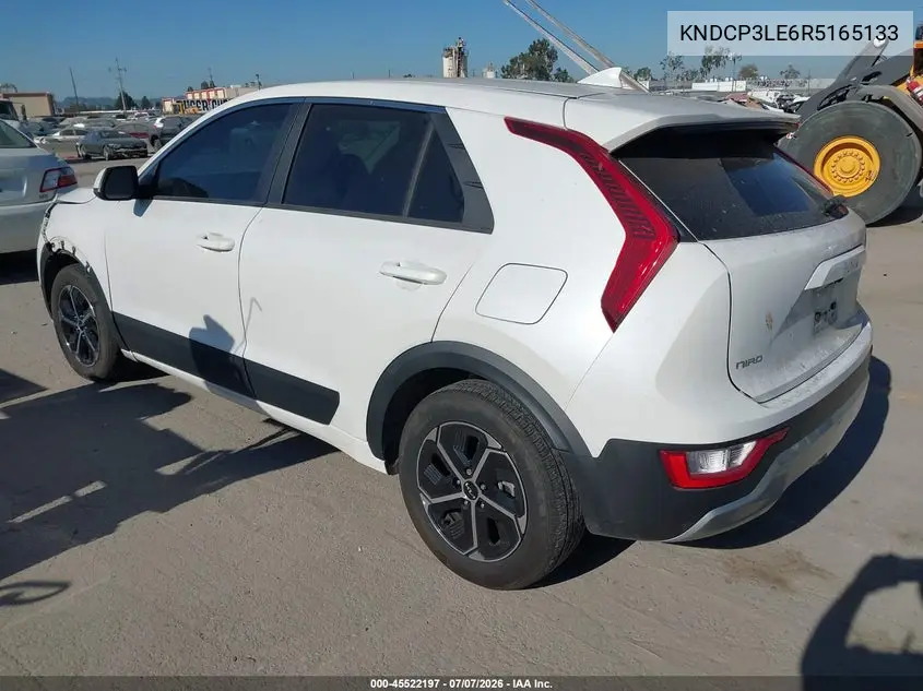 2024 Kia Niro Lx VIN: KNDCP3LE6R5165133 Lot: 45522197