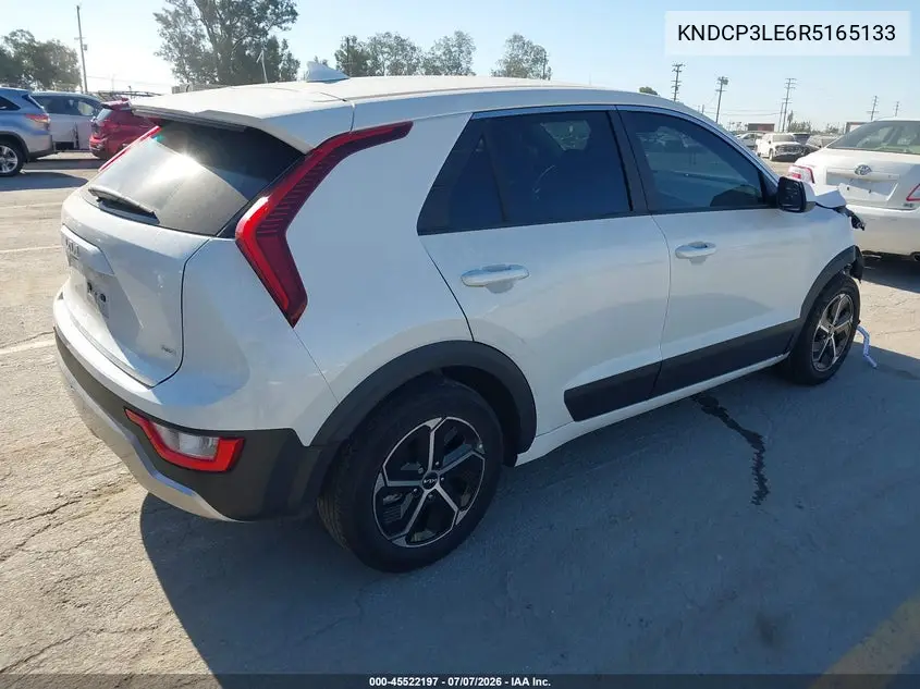 2024 Kia Niro Lx VIN: KNDCP3LE6R5165133 Lot: 45522197