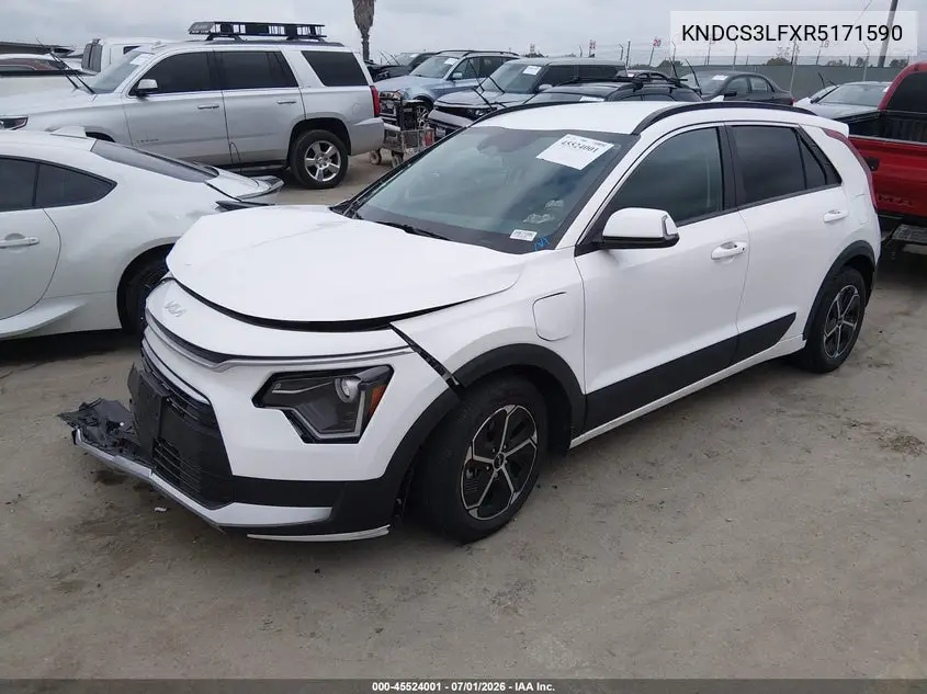2024 Kia Niro Plug-In Hybrid Ex VIN: KNDCS3LFXR5171590 Lot: 45524001