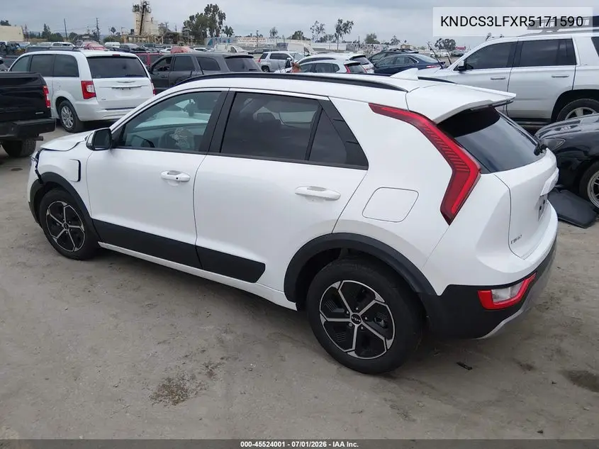 2024 Kia Niro Plug-In Hybrid Ex VIN: KNDCS3LFXR5171590 Lot: 45524001