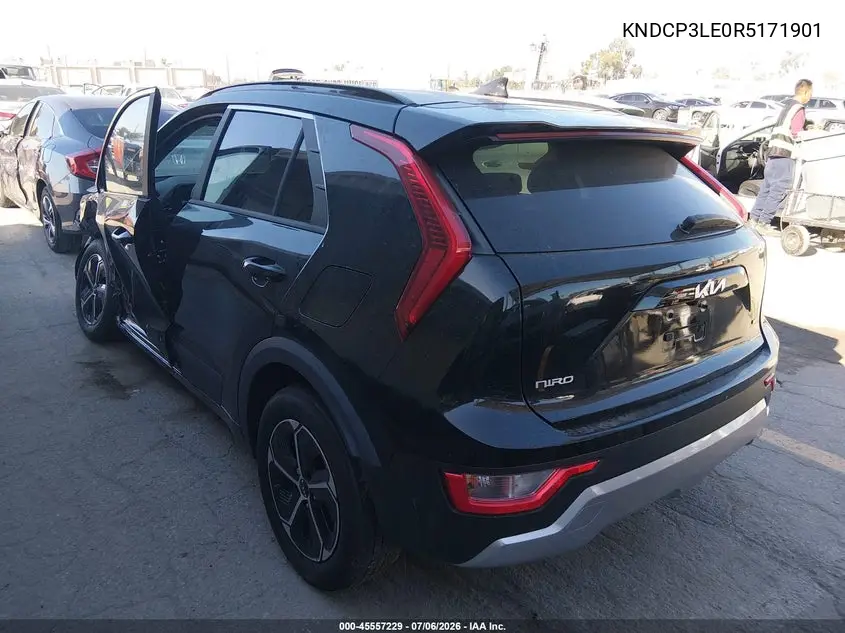 2024 Kia Niro Lx VIN: KNDCP3LE0R5171901 Lot: 45557229