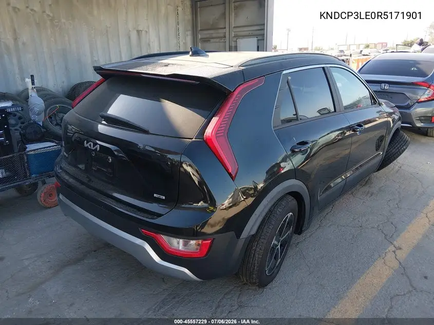 2024 Kia Niro Lx VIN: KNDCP3LE0R5171901 Lot: 45557229