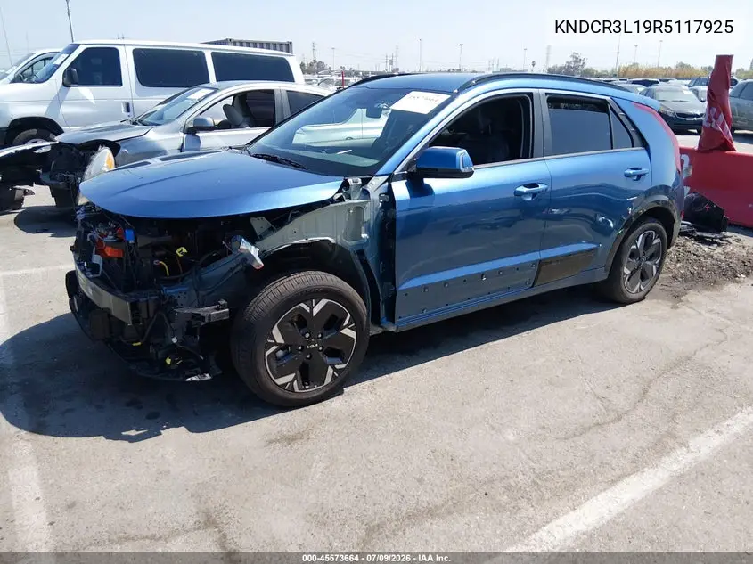 2024 Kia Niro Ev Wind VIN: KNDCR3L19R5117925 Lot: 45573664