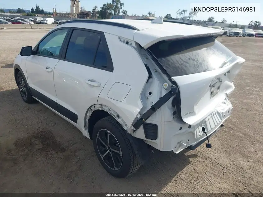 2024 Kia Niro Lx VIN: KNDCP3LE9R5146981 Lot: 45598321