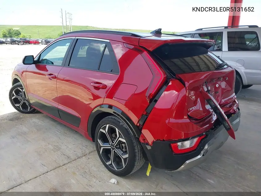 2024 Kia Niro Ex Touring VIN: KNDCR3LE0R5131652 Lot: 45598979
